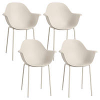 Outsunny Bistro-Set grau Stahl B/H/L: ca. 55x84x59 cm Bistro-Set - grau (59,00/55,00/84,00cm) - Outsunny