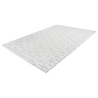 360Living Teppich Vivica weiß B/L: ca. 80x150 cm Vivica - weiß/anthrazit (80,00/150,00cm) - 360Living