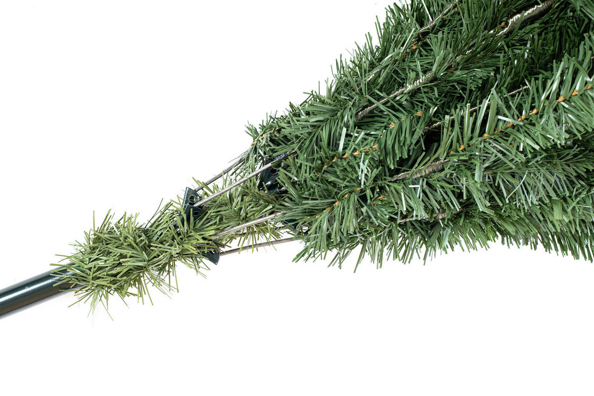 Evergreen Weihnachtsbaum Fichte Frost grün PVC H/D: ca. 180x117 cm Fichte Frost - grün (117,00/180,00cm) - Evergreen