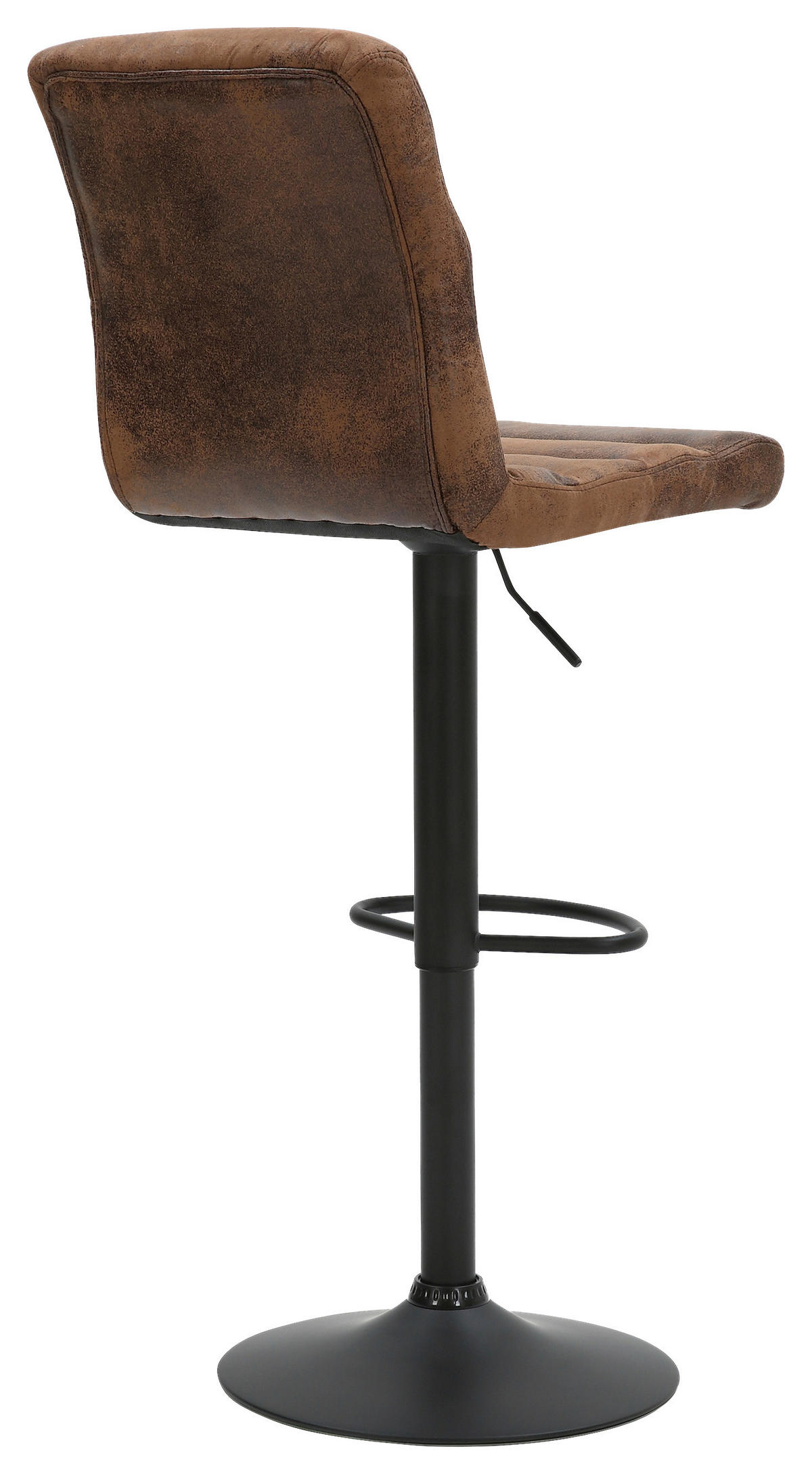 Barhocker PHIL Polyester B/H/T: ca. 42x100x51 cm PHIL - braun/schwarz (42,00/100,00/51,00cm) - byLIVING
