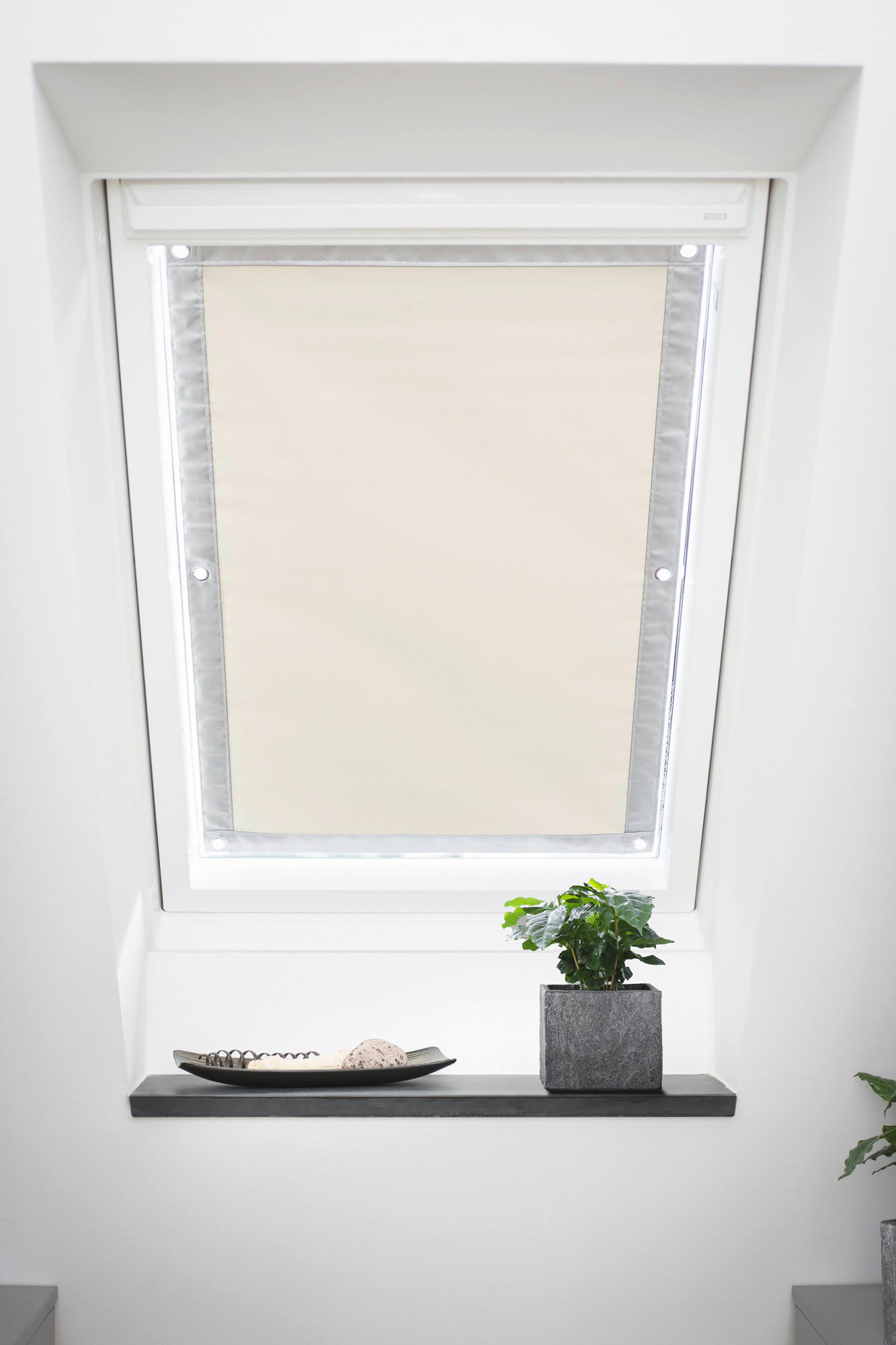 LICHTBLICK Dachfenster-Sonnenschutz VD beige B/L: ca. 36x51,5 cm Dachfenster_Sonnenschutz_VD_Haftfix - beige (36,00/51,50cm) - LICHTBLICK