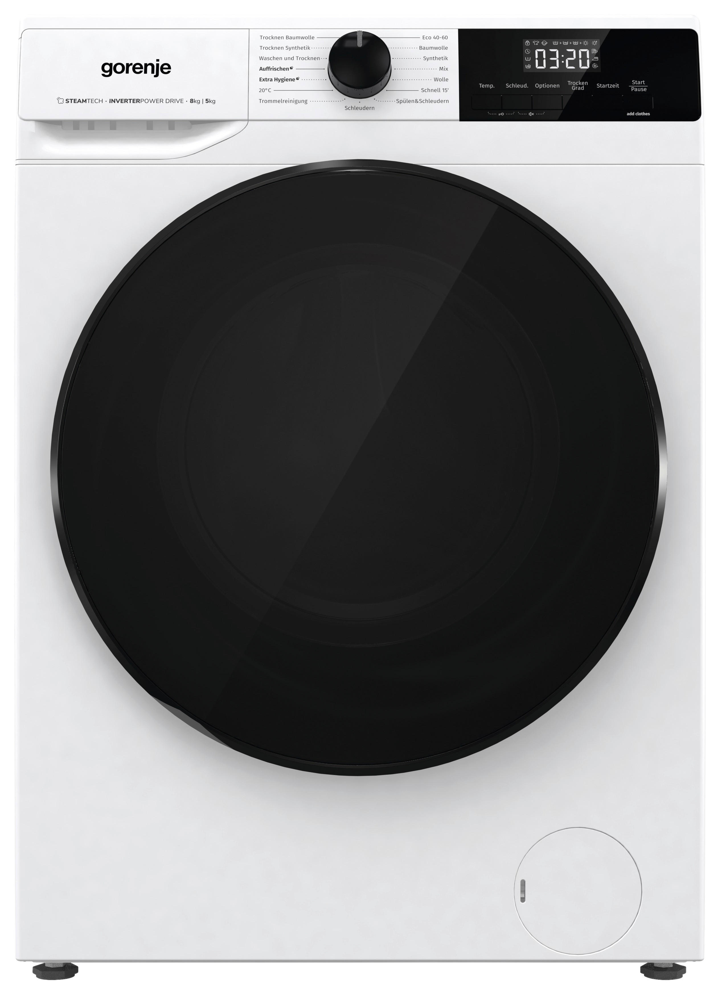 Gorenje Waschtrockner WD2A854ADPS/DE Waschtrockner WD2A854ADPS/DE - weiß (60,00/85,00/54,00cm) - Gorenje