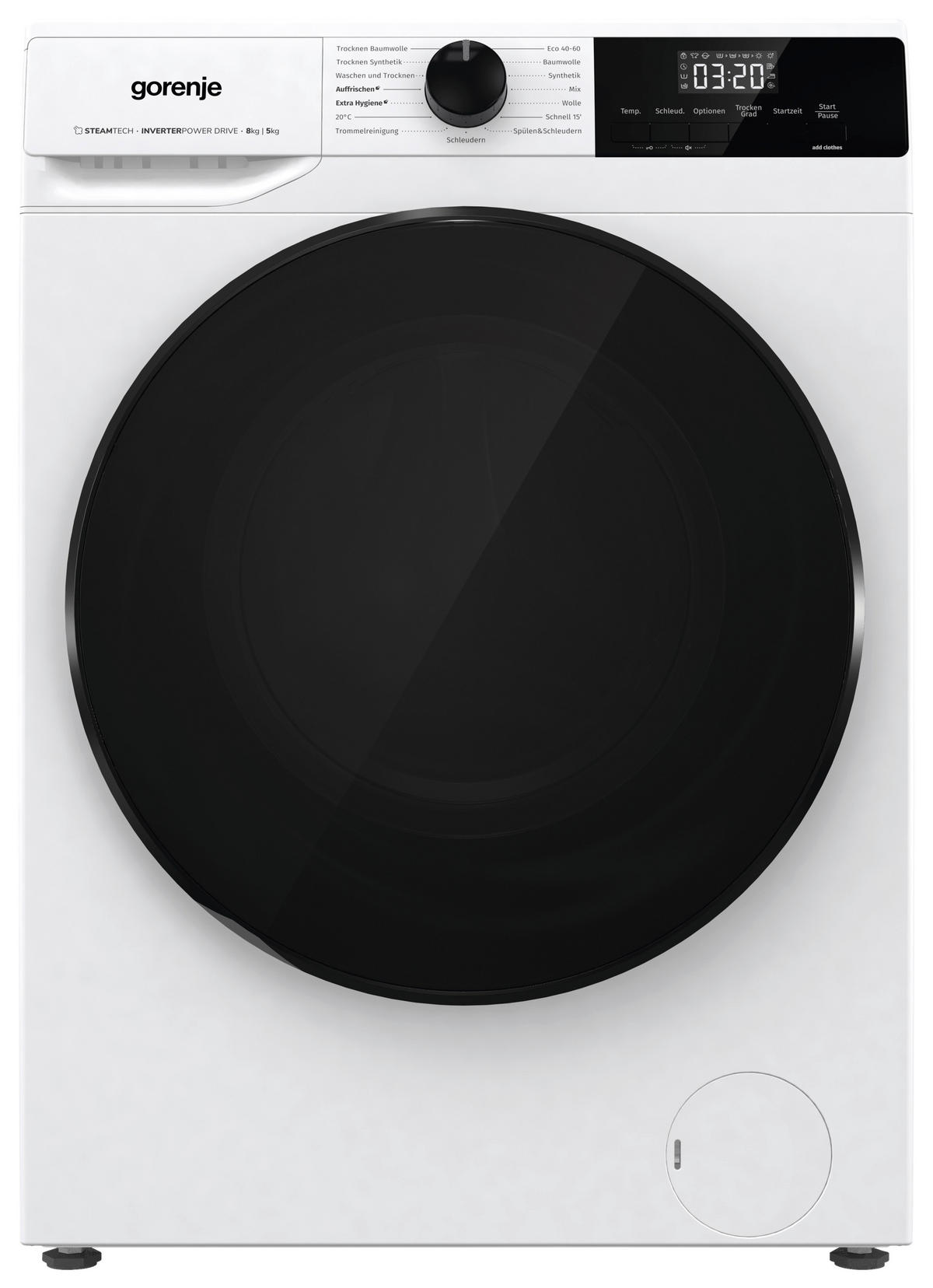 Gorenje Waschtrockner WD2A854ADPS/DE Waschtrockner WD2A854ADPS/DE - weiß (60,00/85,00/54,00cm) - Gorenje