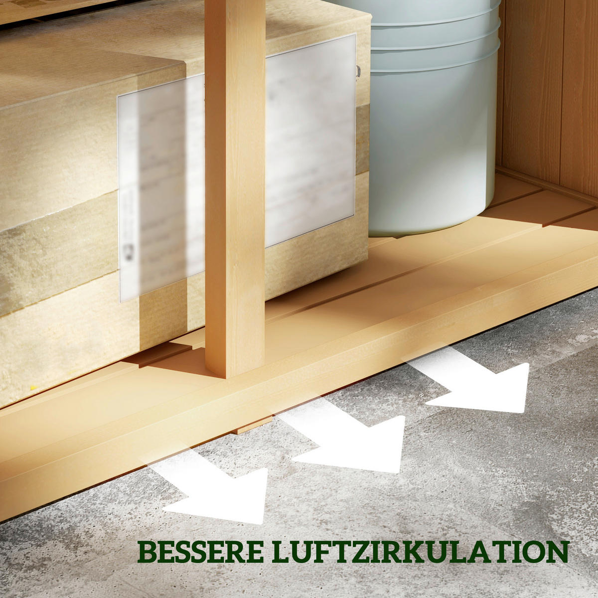 Outsunny Gartenschrank gelb Kiefer B/H/L: ca. 46,5x160x87 cm Gartenschrank - gelb (87,00/46,50/160,00cm) - Outsunny