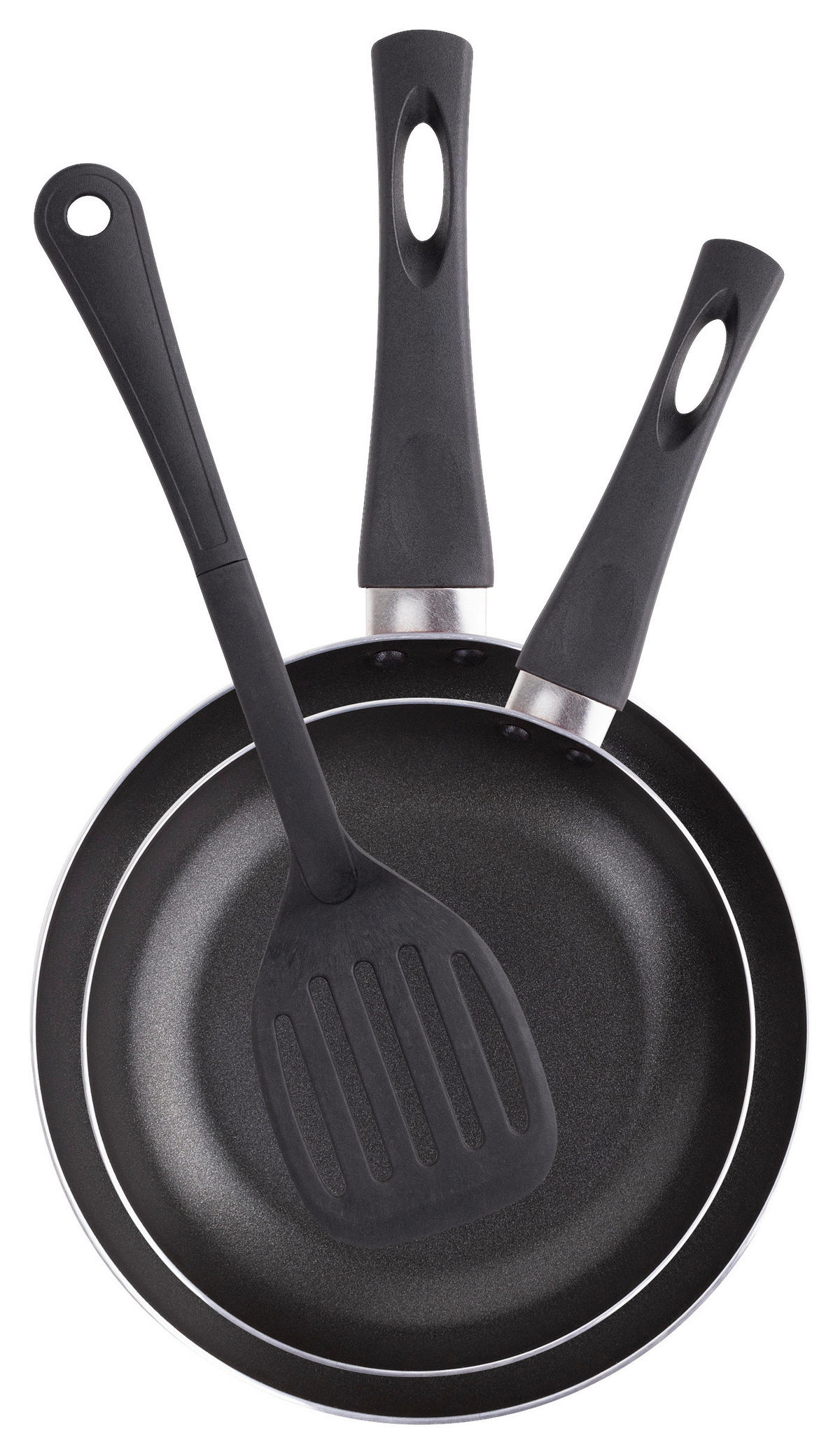 RENBERG Pfannenset Kaden reeco schwarz Aluminium Kaden reeco - schwarz - RENBERG