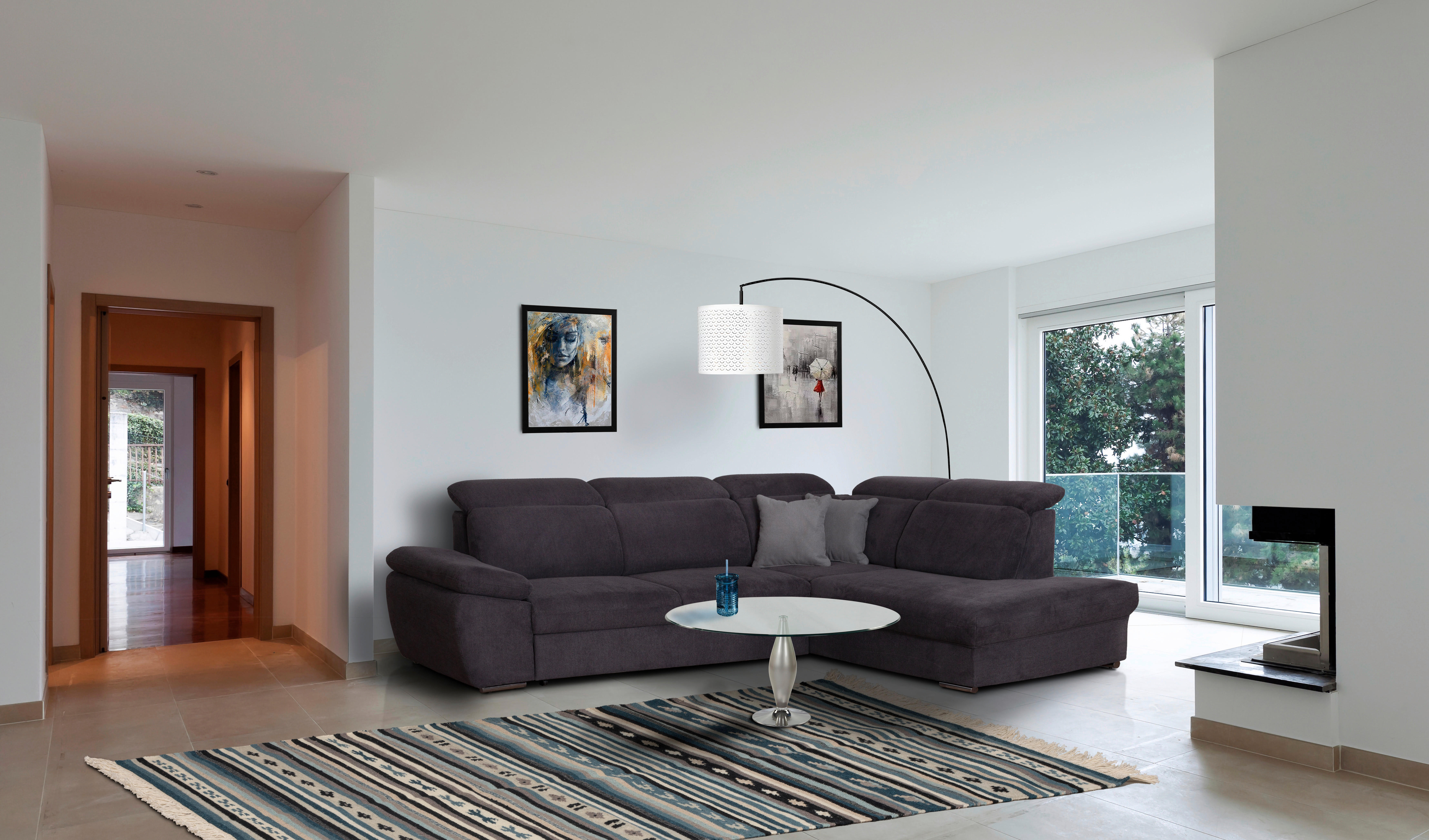 Funktionsecke grau Alabama_3FL-2OTTR_Funktionsecke - grau (122,00/194,00cm)