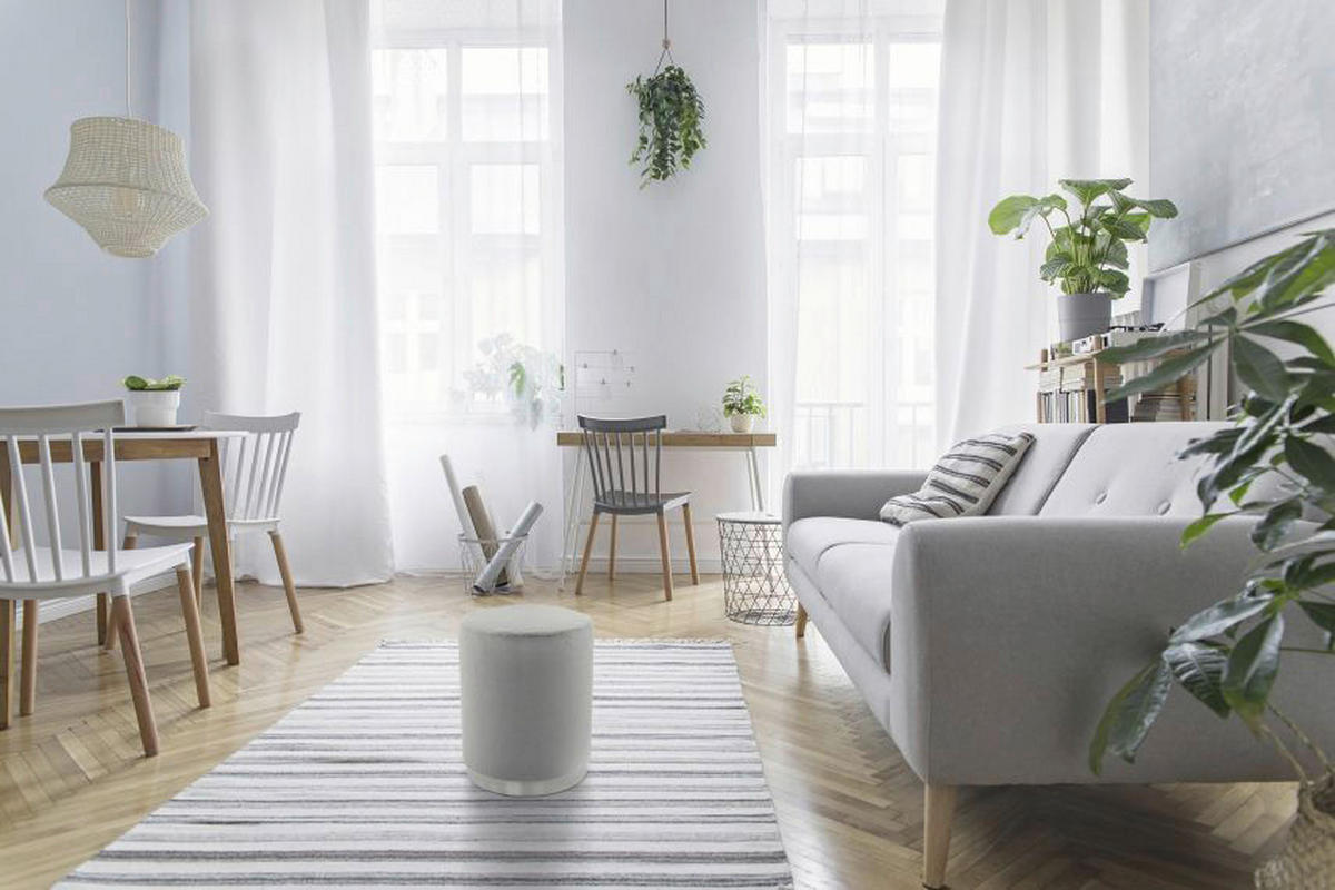 Kayoom Hocker Nona 200 graublau B/H/L: ca. 36x44x36 cm Nona 200 - graublau (36,00/36,00/44,00cm) - Kayoom