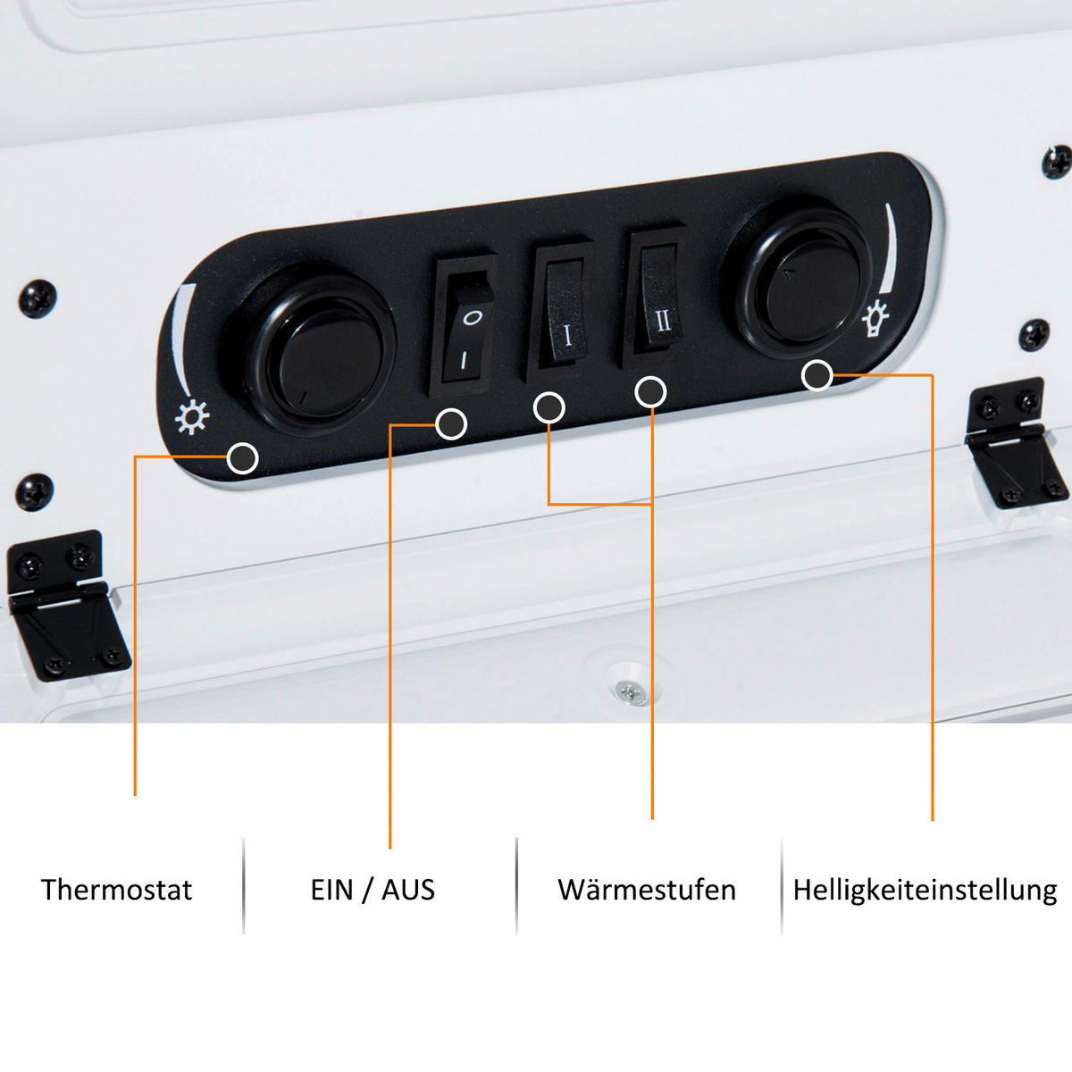 HOMCOM Elektrokamin MH820-039WT weiß Glas Metall B/H/L: ca. 28x55x42 cm ca. 1850 W Elektrokamin MH820-039WT - weiß (42,00/28,00/55,00cm) - HOMCOM
