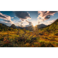 Komar Fototapete Norwegische Herbstwelten B/L: ca. 450x280 cm Norwegische Herbstwelten - (450,00/280,00cm) - Komar