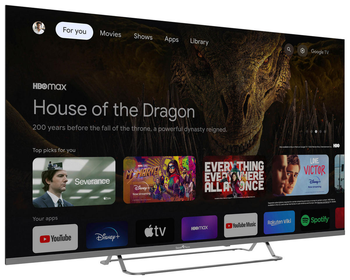 Smart-Tech LED-TV D: ca. 139 cm QLED-TV_55"_4K_55QG02V_SmartTech - (139,00cm) - Smart-Tech
