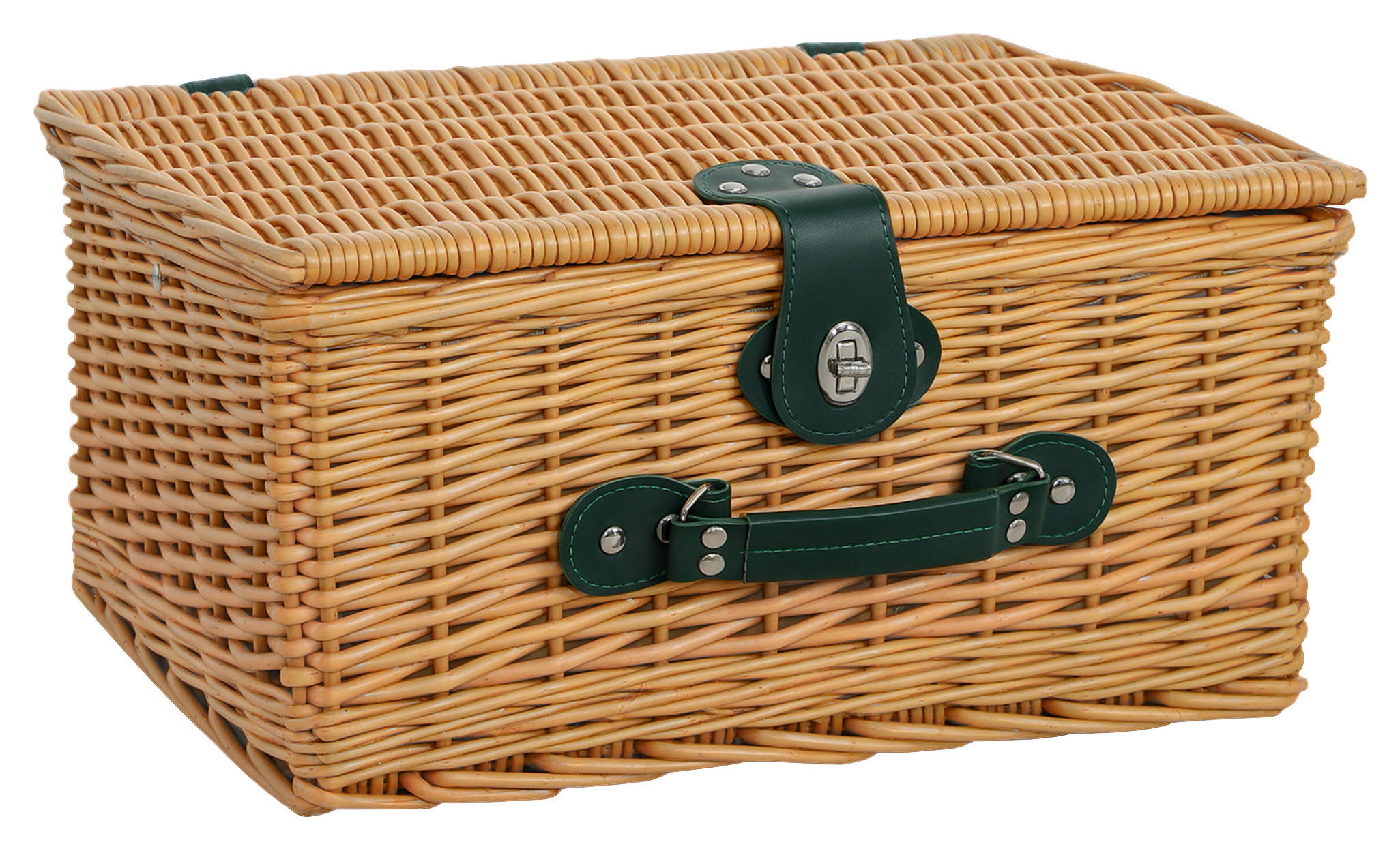 Outsunny Picknickkorb braun Weide B/H/L: ca. 30x20x40 cm Picknickkorb - braun (40,00/30,00/20,00cm) - Outsunny
