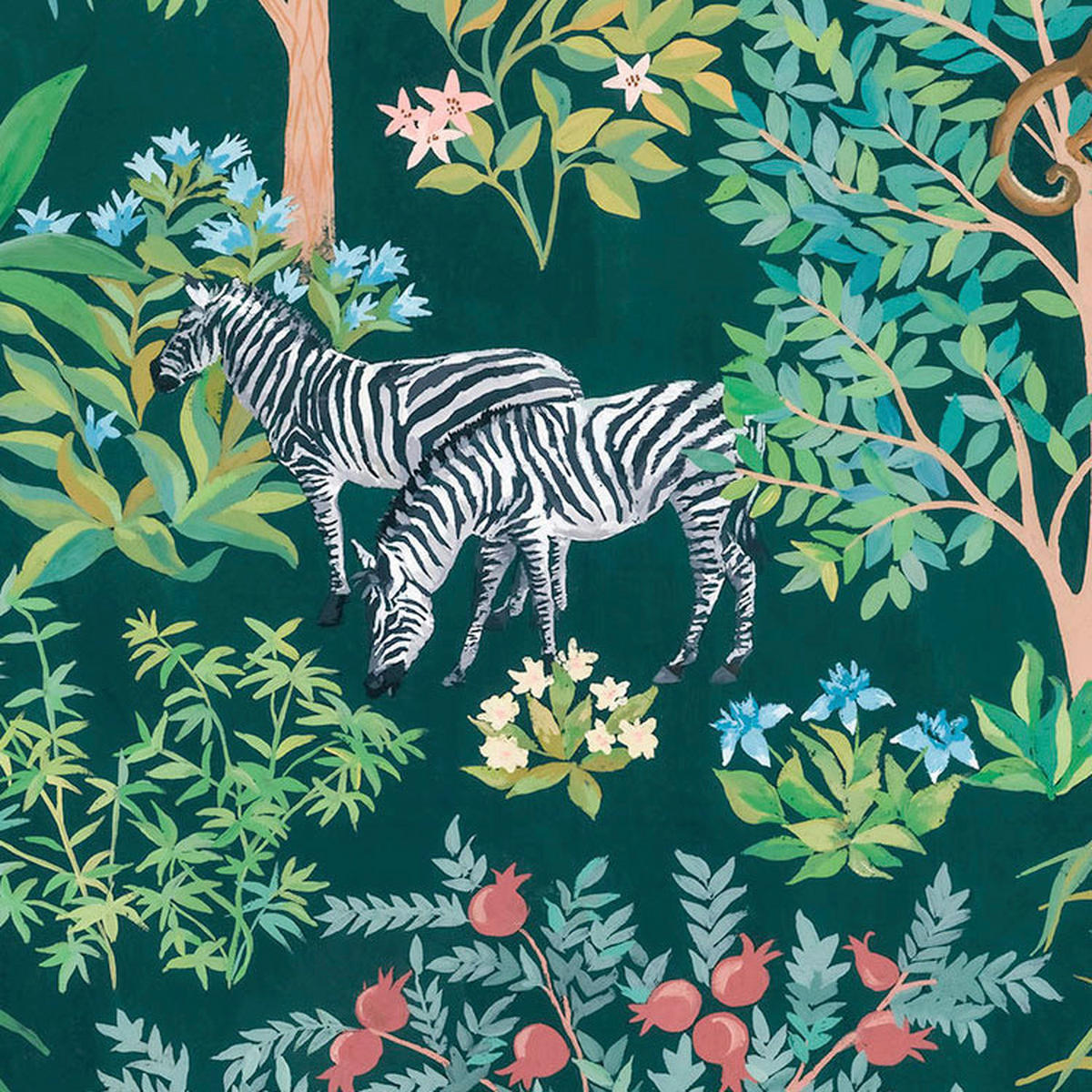 Komar Fototapete Happy Jungle B/L: ca. 200x280 cm Happy Jungle - (200,00/280,00cm) - Komar