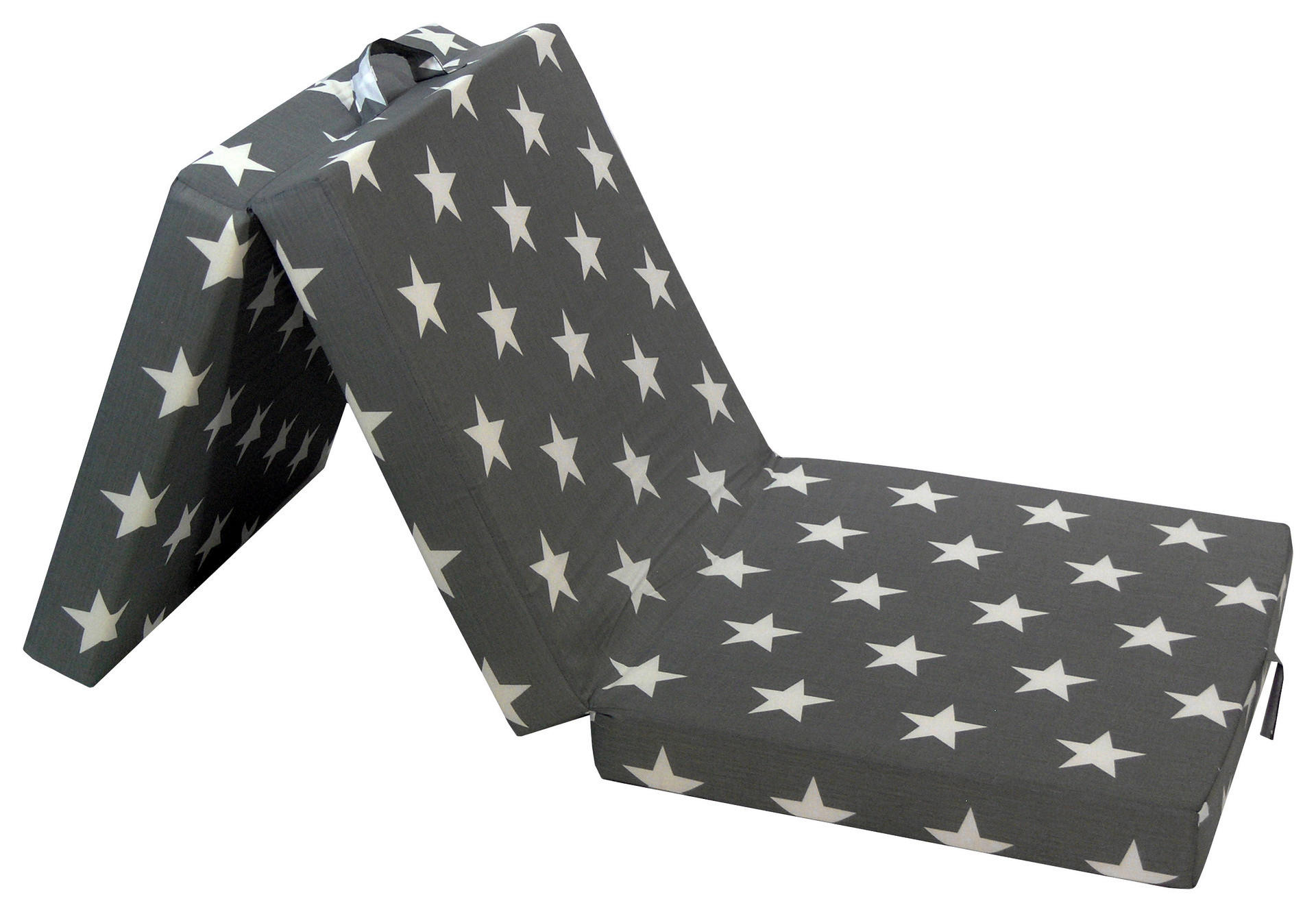 Faltmatratze Samba grau Liegefläche B/L: ca. 70x190 cm Samba - weiß/grau (70,00/9,00/190,00cm)