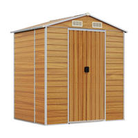 vidaXL Gartenhaus braun B/H/T: ca. 191x198x130 cm Gartenhaus - braun (191,00/198,00/130,00cm) - vidaXL