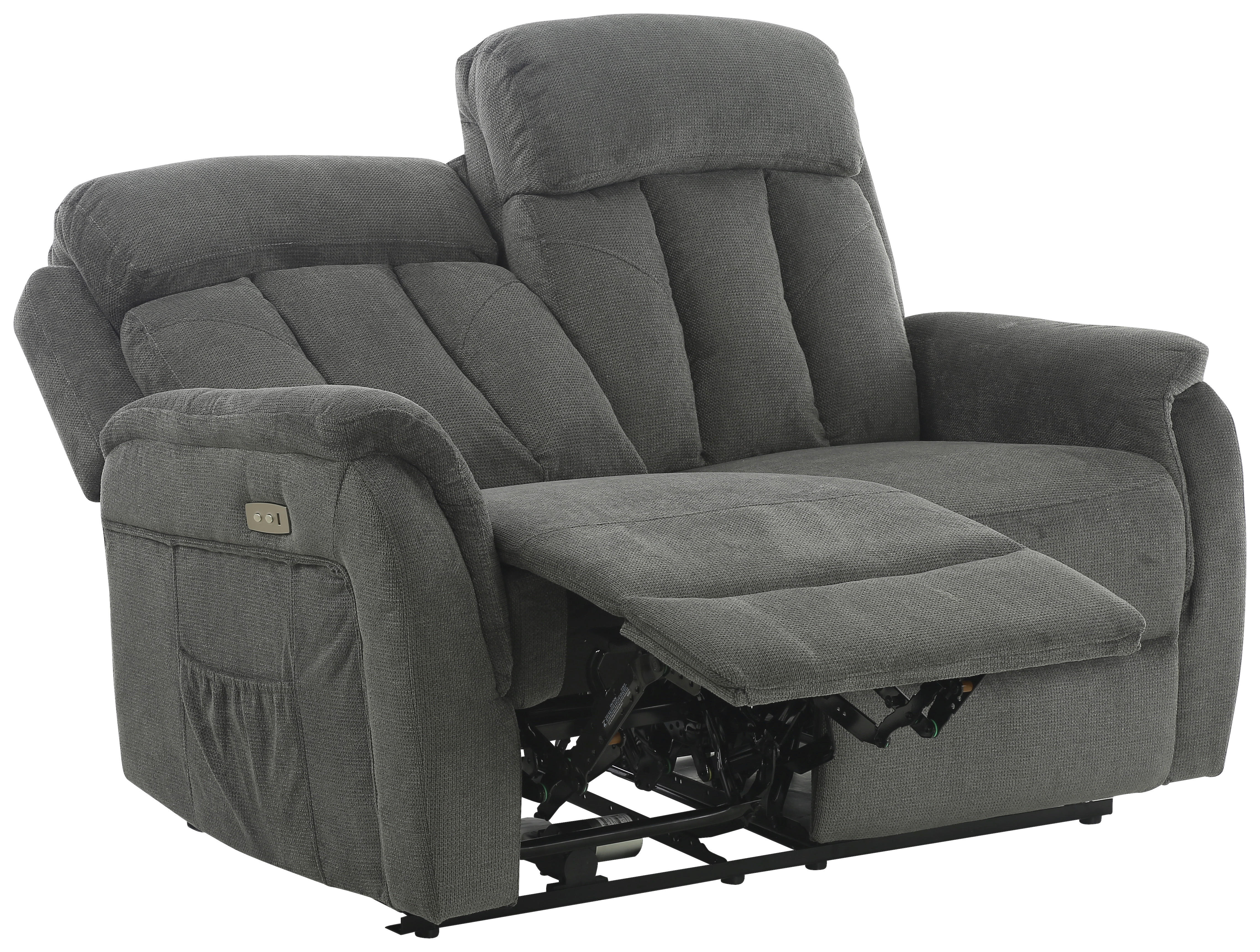 Thumbnail - Sofa FM3216-2P grau Microfaser B/H/T: ca. 142x100x95 cm