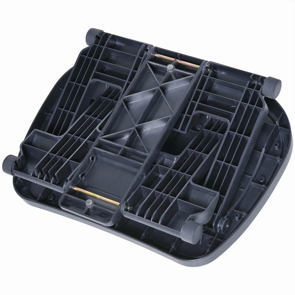 HOMCOM Fußstütze verstellbar schwarz Fußstütze verstellbar - schwarz (45,00/34,00/17,00cm) - HOMCOM