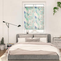 Spannplissee Sloths on Turquoise grün B/L: ca. 90x130 cm Sloths on Turquoise - grün (90,00/130,00cm) - LICHTBLICK