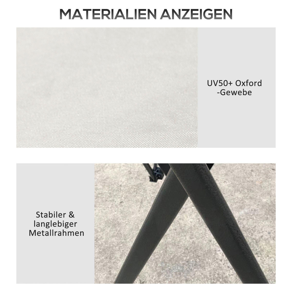 Outsunny Pavillon cremeweiß Polyester B/H/L: ca. 392x283x392 cm Pavillon - cremeweiß (392,00/392,00/283,00cm) - Outsunny