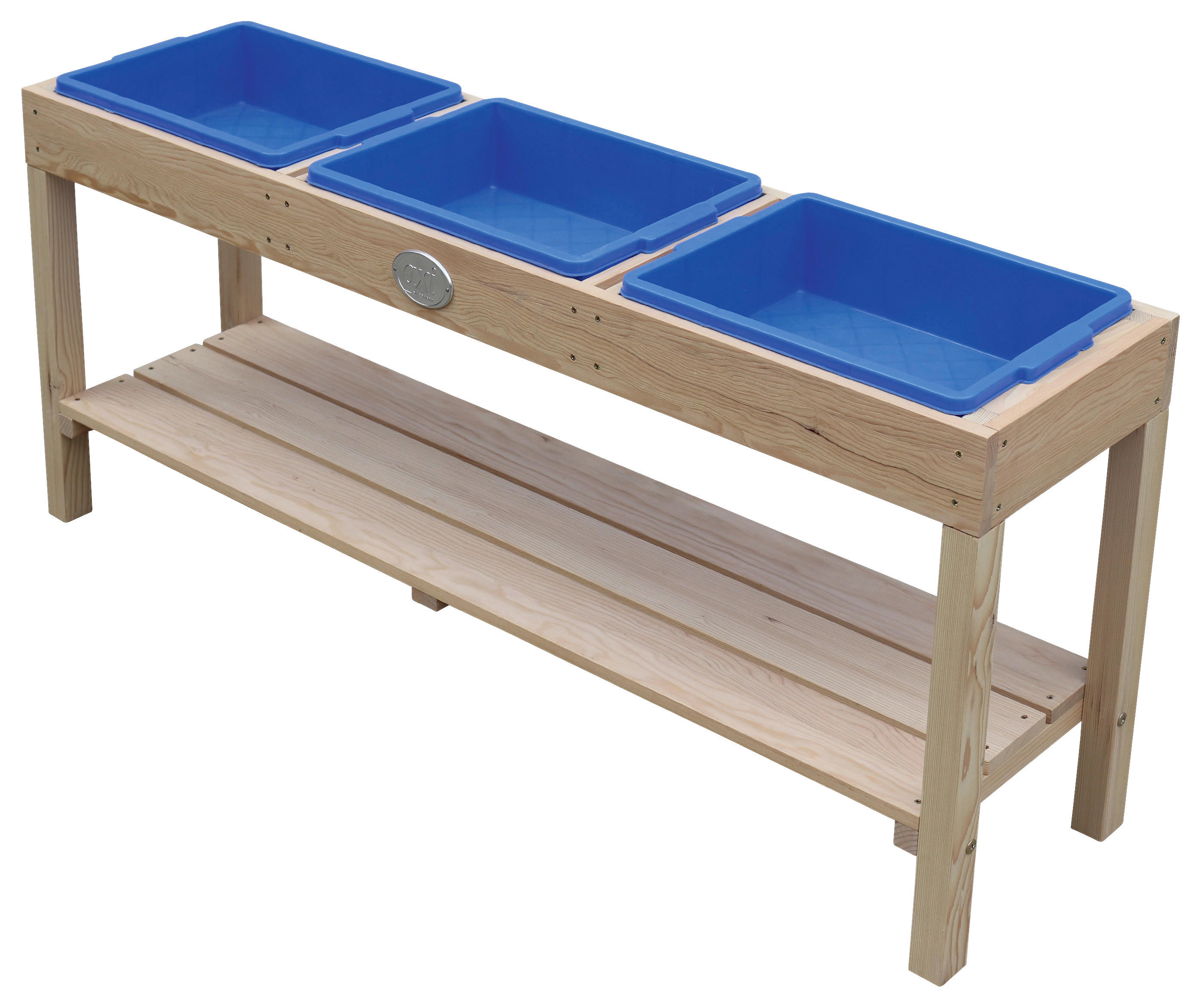 AXI Aktivitäten-Tisch blau B/H/L: ca. 124x50x27 cm Aktivitäten-Tisch - blau (27,00/124,00/50,00cm) - AXI