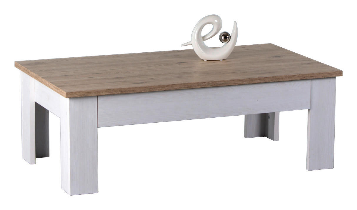 Couchtisch Romance Sibiu Lärche Nachbildung San-Remo Nachbildung B/H/T: ca. 115x40x65 cm Romance - (115,00/40,00/65,00cm)