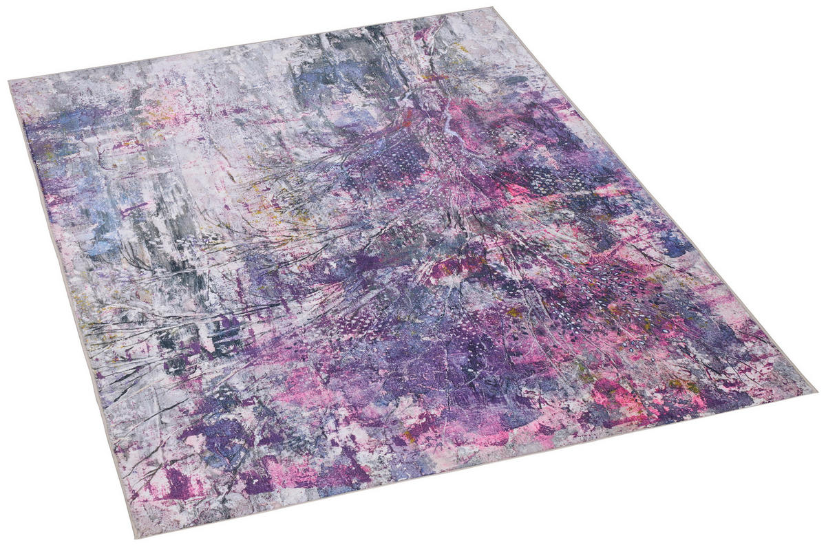 Webteppich Swing grau-lila B/L: ca. 120x160 cm Swing - grau-lila (120,00/160,00cm)