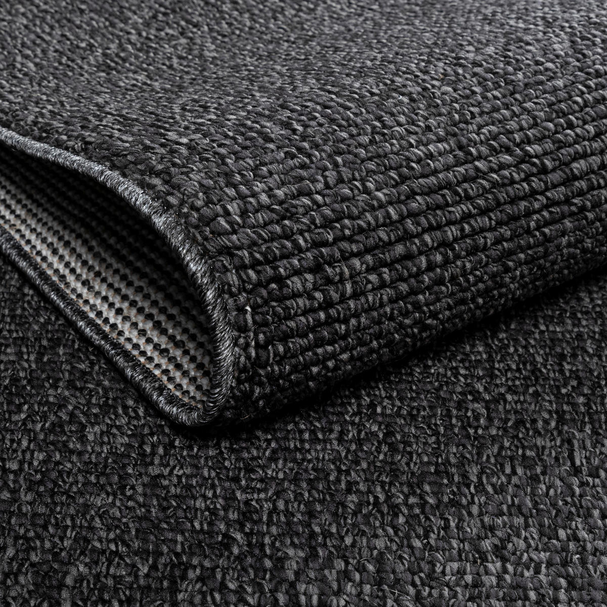 Sanat Teppich LORA PLUS anthrazit B/L: ca. 60x110 cm LORA PLUS - anthrazit (60,00/110,00cm) - Sanat