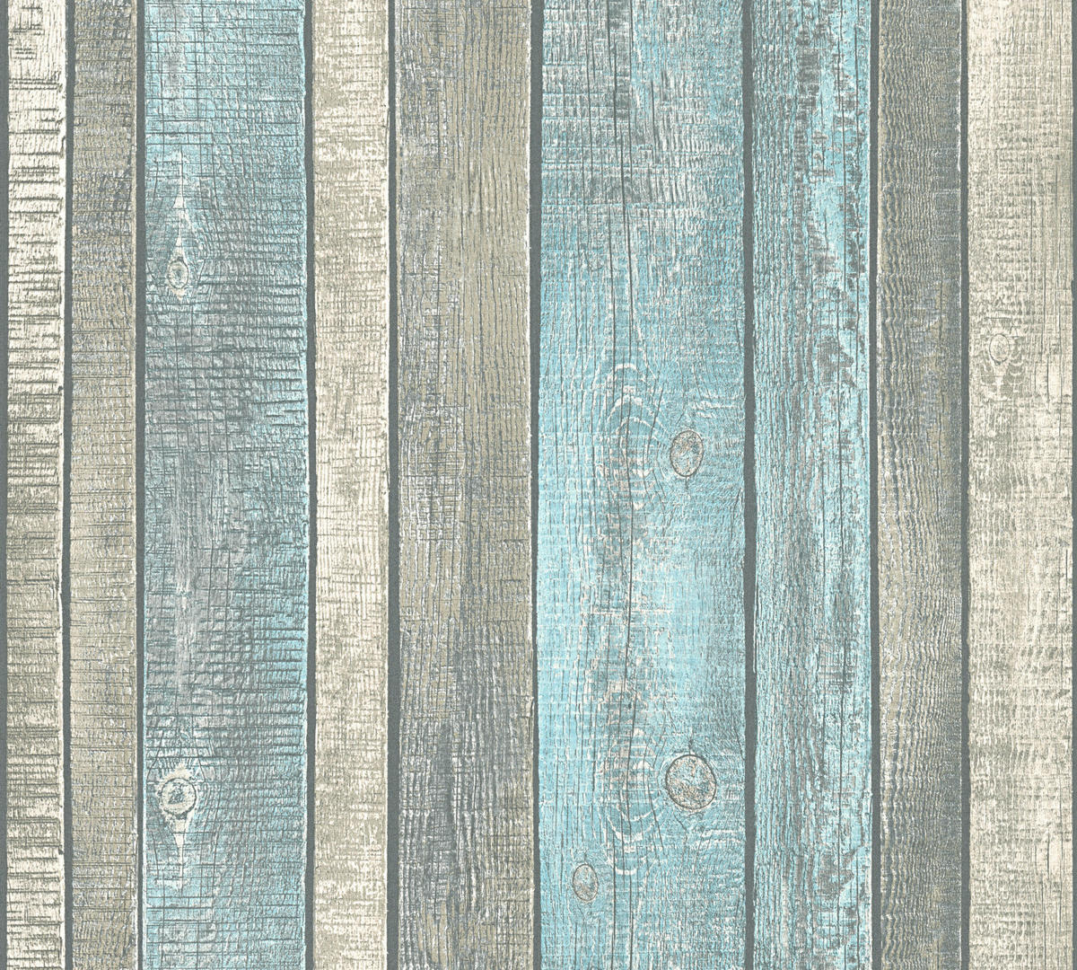 A.S.Creation Vliestapete Best of Wood`n Stone 2nd Edition Holzoptik blau grau B/L: ca. 53x1005 cm Best of Wood`n Stone 2nd Edition - blau/grau (53,00/1005,00cm) - A.S.Creation