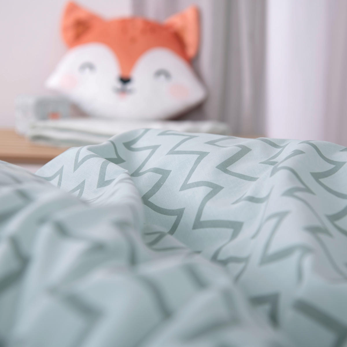 Baumwoll Bettwäsche Nordic Forest grün Baumwolle Nordic Forest - grün - Young Collection