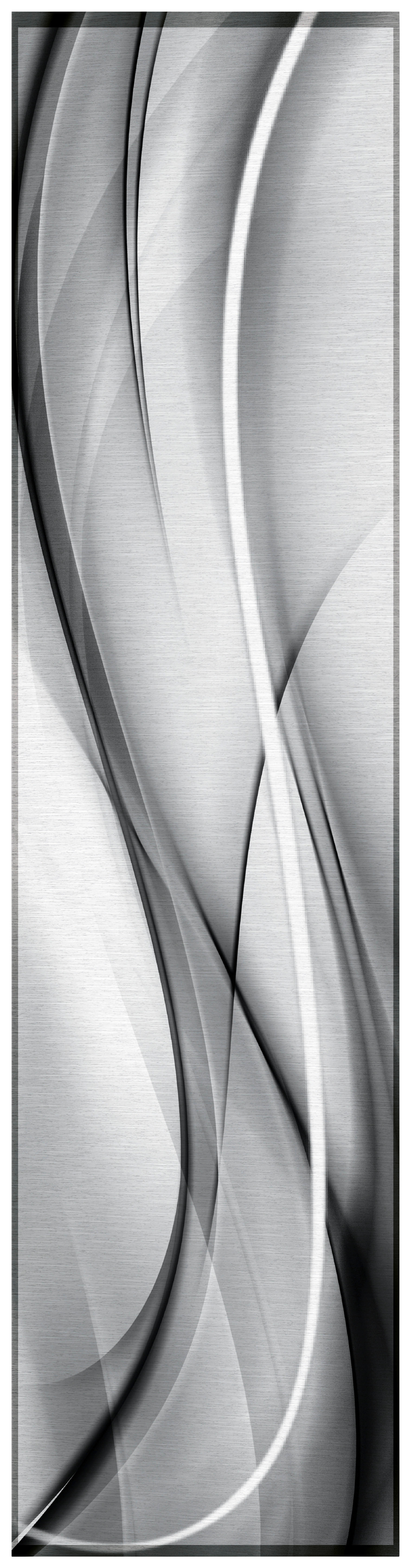 Schiebevorhang schwarz B/L: ca. 60x245 cm Schiebevorhang_Batik - weiß/schwarz (60,00/245,00cm)
