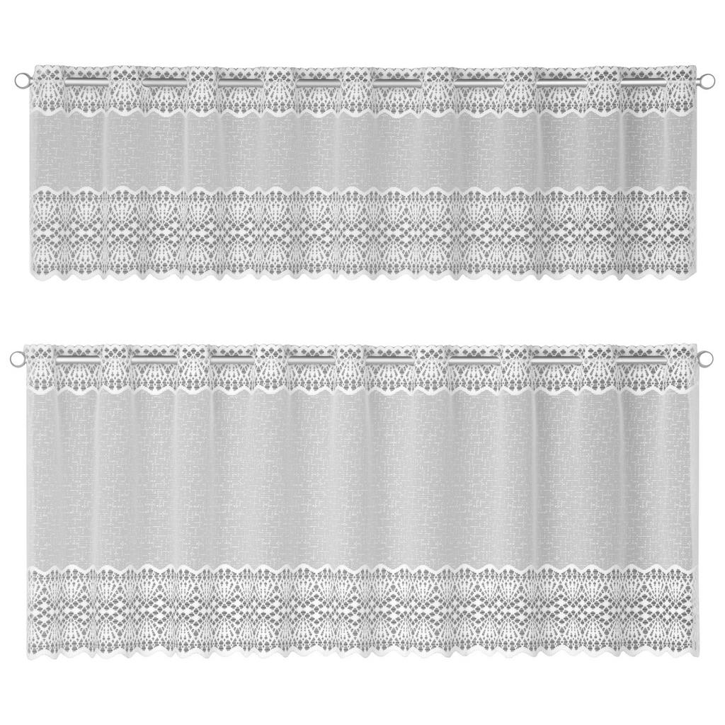 Thumbnail - POCOline Scheibengardine Helgoland weiß B/L: ca. 140x45 cm