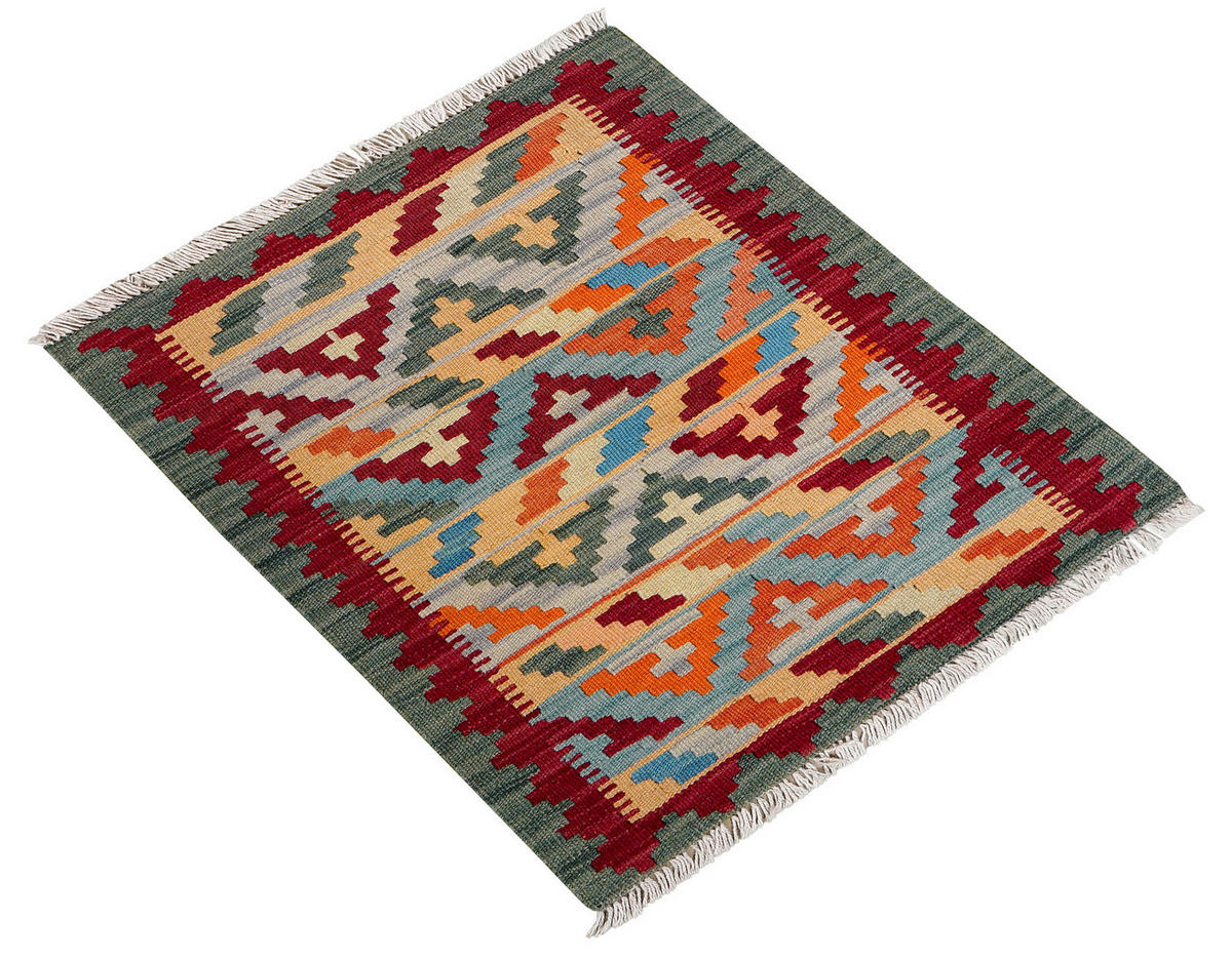 PersaTepp Teppich Kelim Gashgai bunt B/H/L: ca. 62x1x86 cm Kelim Gashgai - bunt (86,00/62,00/1,00cm) - PersaTepp