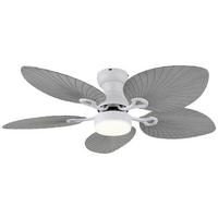 GLOBO LED-Deckenventilator weiß grau H/D: ca. 28,5x107 cm max. 22 W ELISE - weiß/grau (107,00/28,50cm) - GLOBO