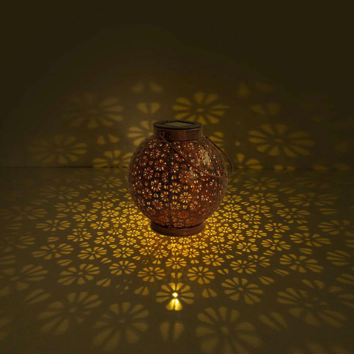 LED Deko-Solarleuchte  2er-Set NV5285456 bronze Eisen B/H/T: ca. 18x19,5x18 cm LED Deko-Solarleuchte  2er-Set - bronze (18,00/19,50/18,00cm) - Näve Leuchten