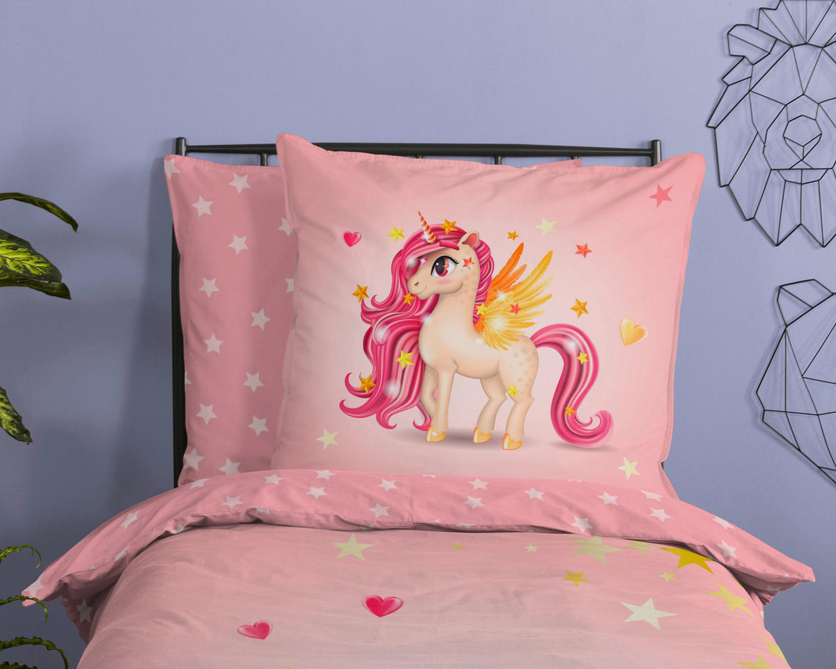 Baumwoll Bettwäsche Little Renforce Little - pink (135,00/200,00cm) - Good Morning