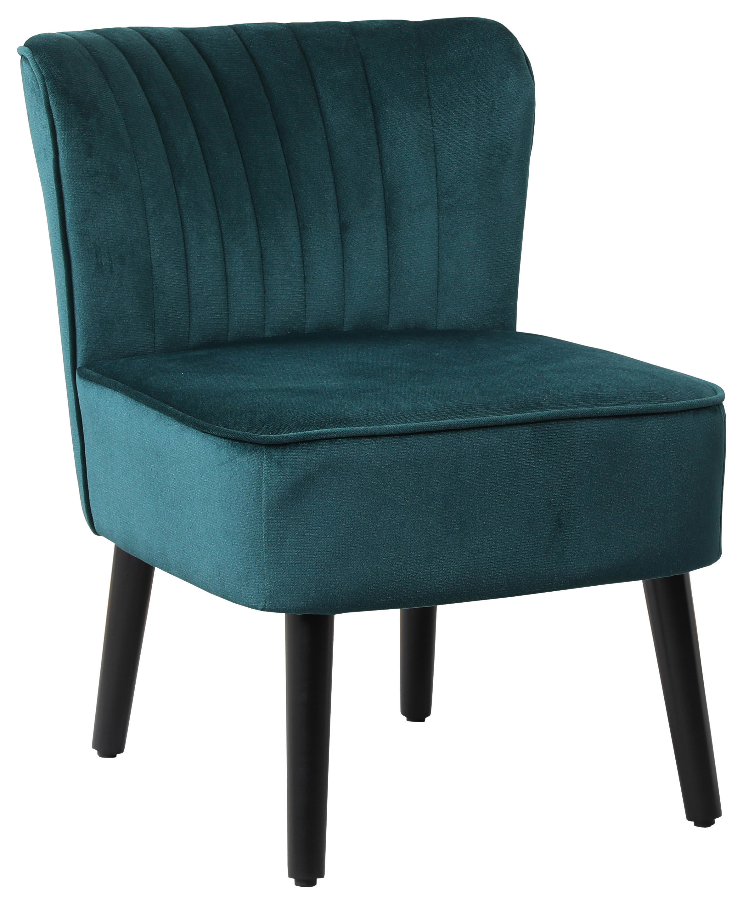 Sessel Emily grün Microfaser B/H/T: ca. 57x76x72 cm Emily - schwarz/grün (57,00/76,00/72,00cm)