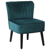 Sessel Emily grün Microfaser B/H/T: ca. 57x76x72 cm Emily - schwarz/grün (57,00/76,00/72,00cm)