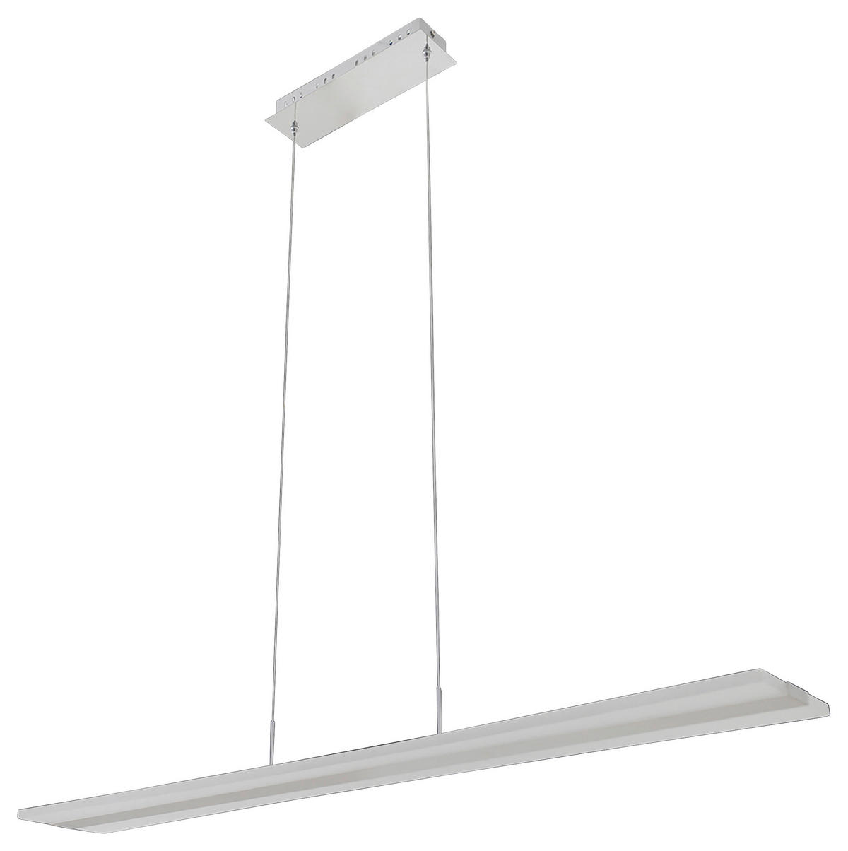 Näve Leuchten Pendelleuchte 7060150 stahlfarbig Kunststoff Metall B/H/T: ca. 16x120x100 cm null 2 Brennstellen Tiara - stahlfarbig (16,00/120,00/100,00cm) - Näve Leuchten