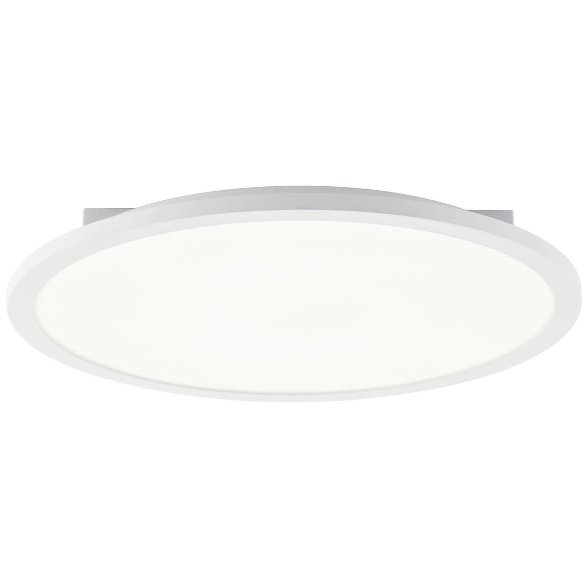 Brilliant LED-Deckenleuchte weiß Metall Kunststoff B/H/L: ca. 43,5x7,5x44 cm Briston - weiß (44,00/43,50/7,50cm) - Brilliant