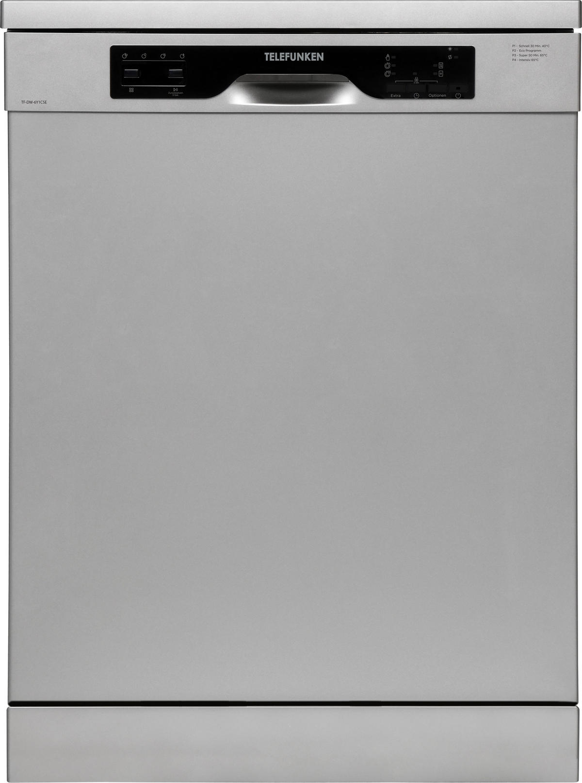 Telefunken Geschirrspüler TF-DW-6Y1CSE dark Inox B/H/T: ca. 60x85x60 cm Geschirrspüler TF-DW-6Y1CSE - dark Inox (60,00/85,00/60,00cm) - TELEFUNKEN