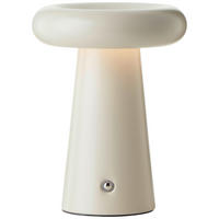 Brilliant Akku-LED-Tischleuchte beige Metall B/H/L: ca. 15x18,5x15 cm Muffin - beige (15,00/15,00/18,50cm) - Brilliant