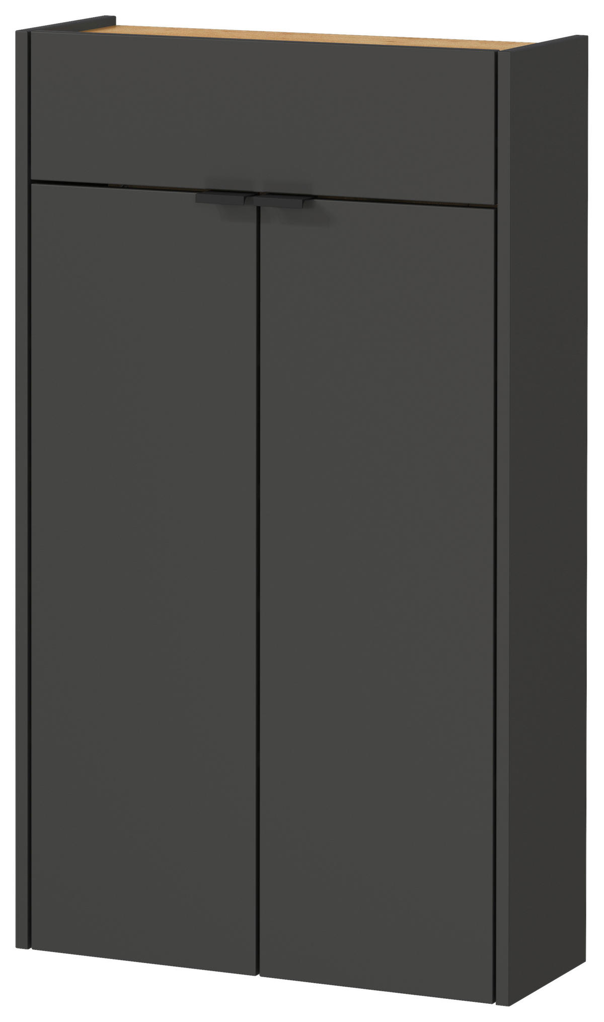 Garderobe 7936-549 B/H/T: ca. 56x200x22 cm 7936-549 - Eiche/Graphit (56,00/200,00/22,00cm) - Germania