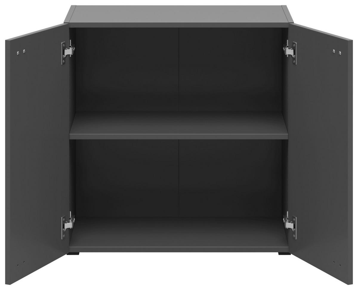 Kommode System 64 anthrazit matt B/H/T: ca. 64x64x35 cm System 64 - anthrazit (64,00/64,00/35,00cm)