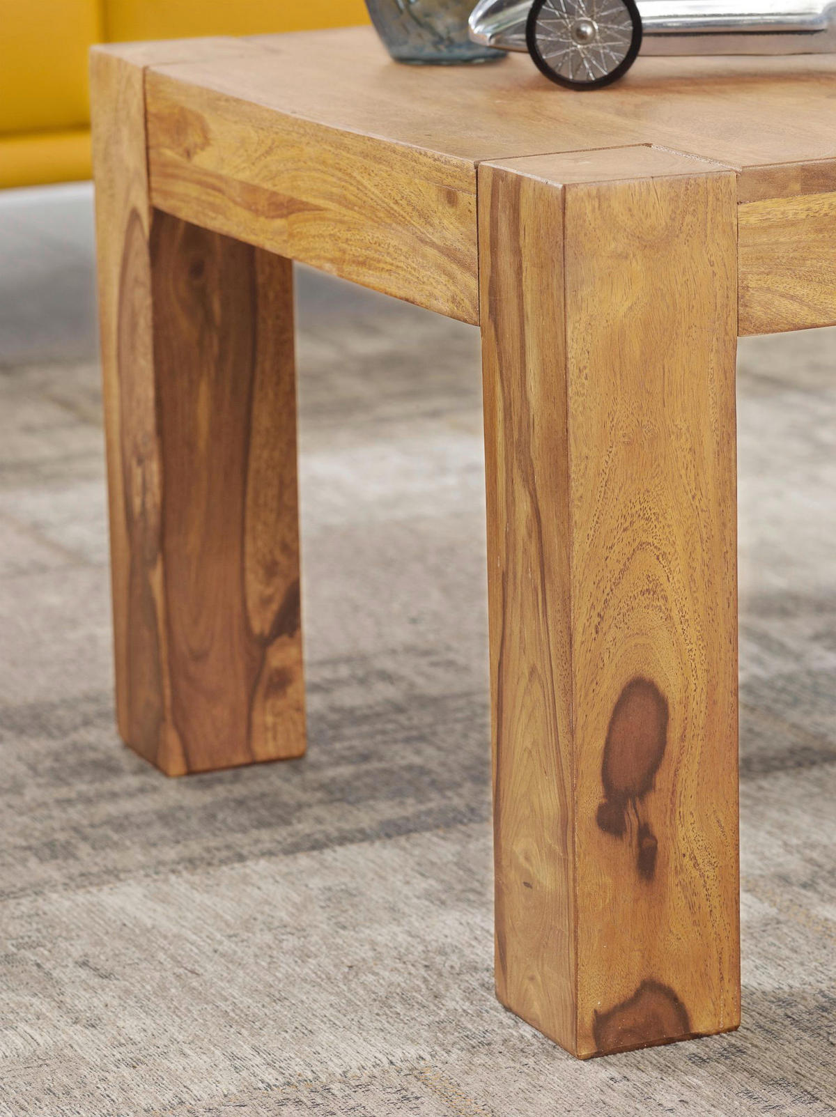 Couchtisch natur B/H/T: ca. 60x40x60 cm Couchtisch - natur (60,00/40,00/60,00cm) - Wohnling