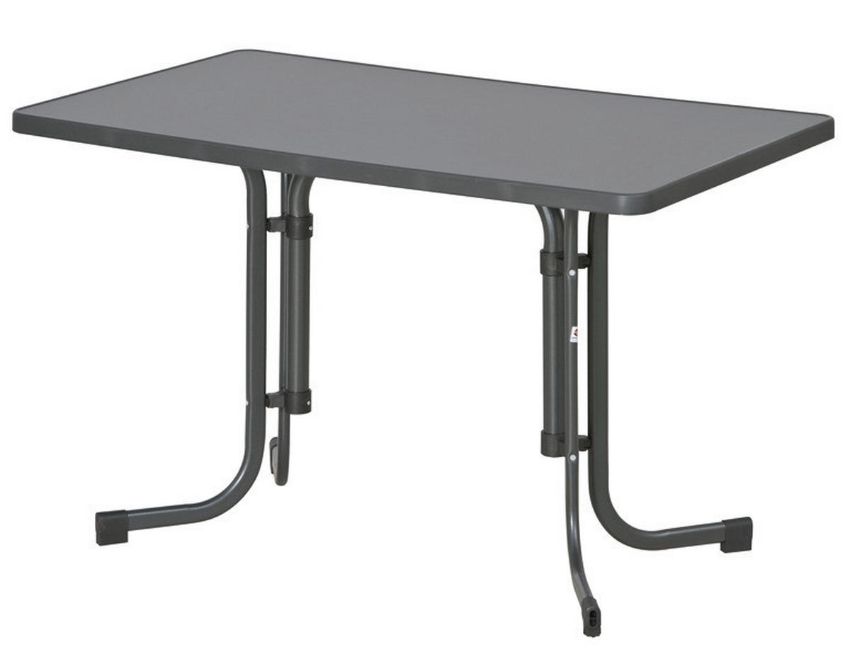 Sieger Gartentisch anthrazit Stahl B/H/L: ca. 70x72x115 cm Gartentisch_Sieger - anthrazit (115,00/70,00/72,00cm) - Sieger