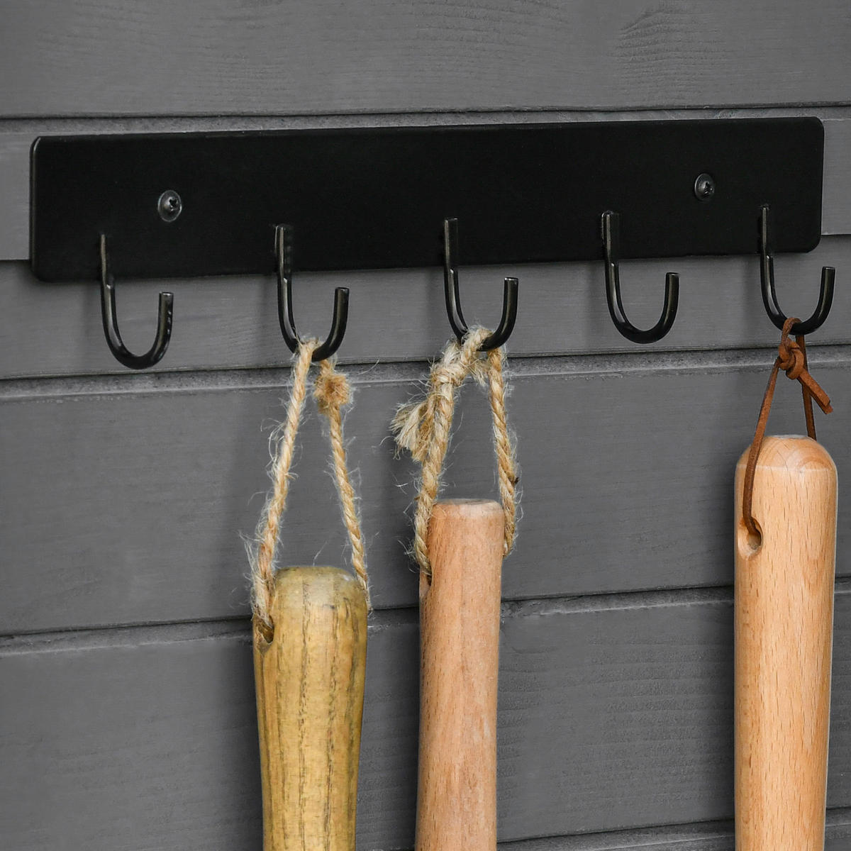 Outsunny Gartenhaus grau Holz B/H/L: ca. 52,5x182x78 cm Gartenhaus - weiß/grau (78,00/52,50/182,00cm) - Outsunny
