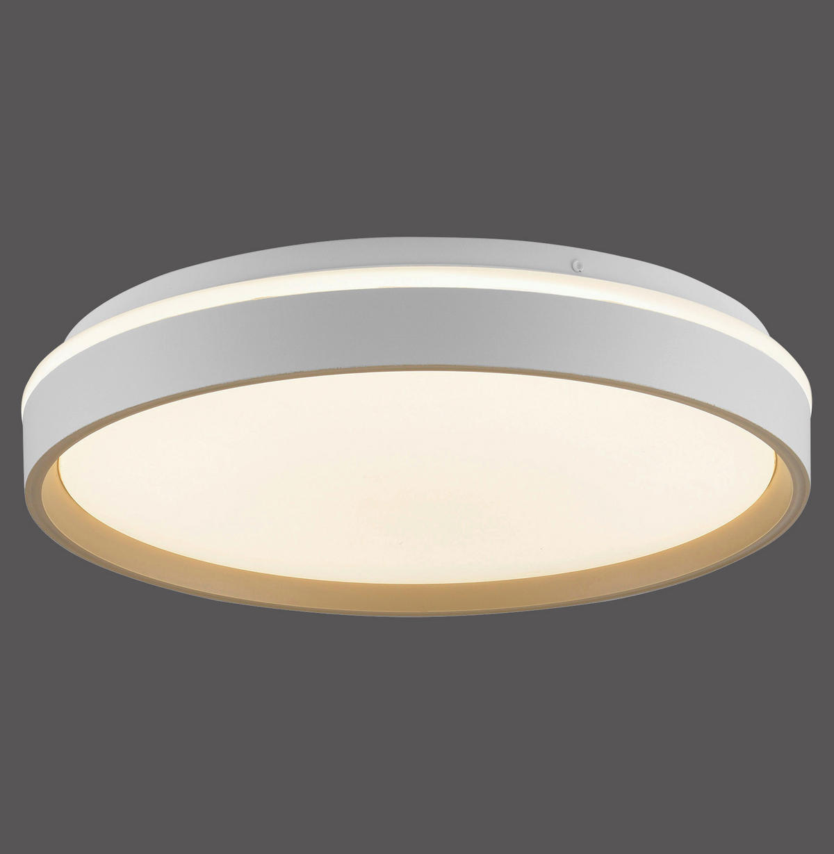 Just Light LED-Deckenleuchte sand B/H/L: ca. 38,5x7,5x38,5 cm LED-Deckenleuchte_Mio - sand (38,50/38,50/7,50cm) - Just Light