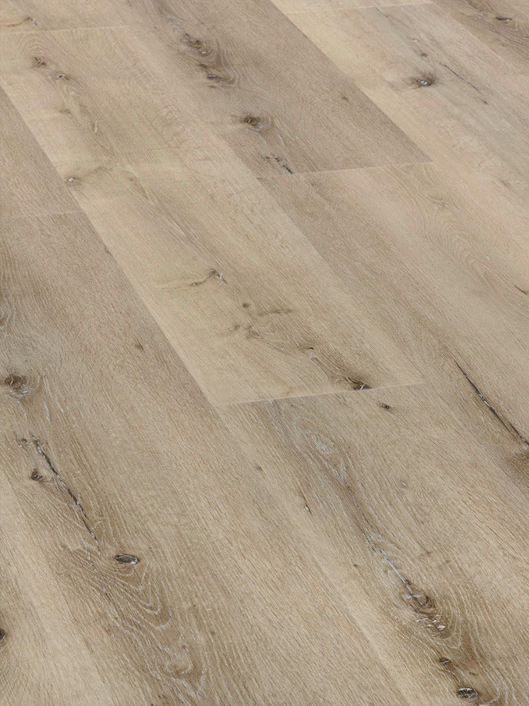 Musterstück Click-Vinyl Hellweg Eiche B/H/L: ca. 0,22x0,01x0,32 cm Hellweg Eiche - (22,00/32,00cm)
