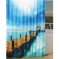 Duschvorhang Polyester B/L: ca. 180x200 cm Duschvorhang_Steg - (180,00/200,00cm) - Acus