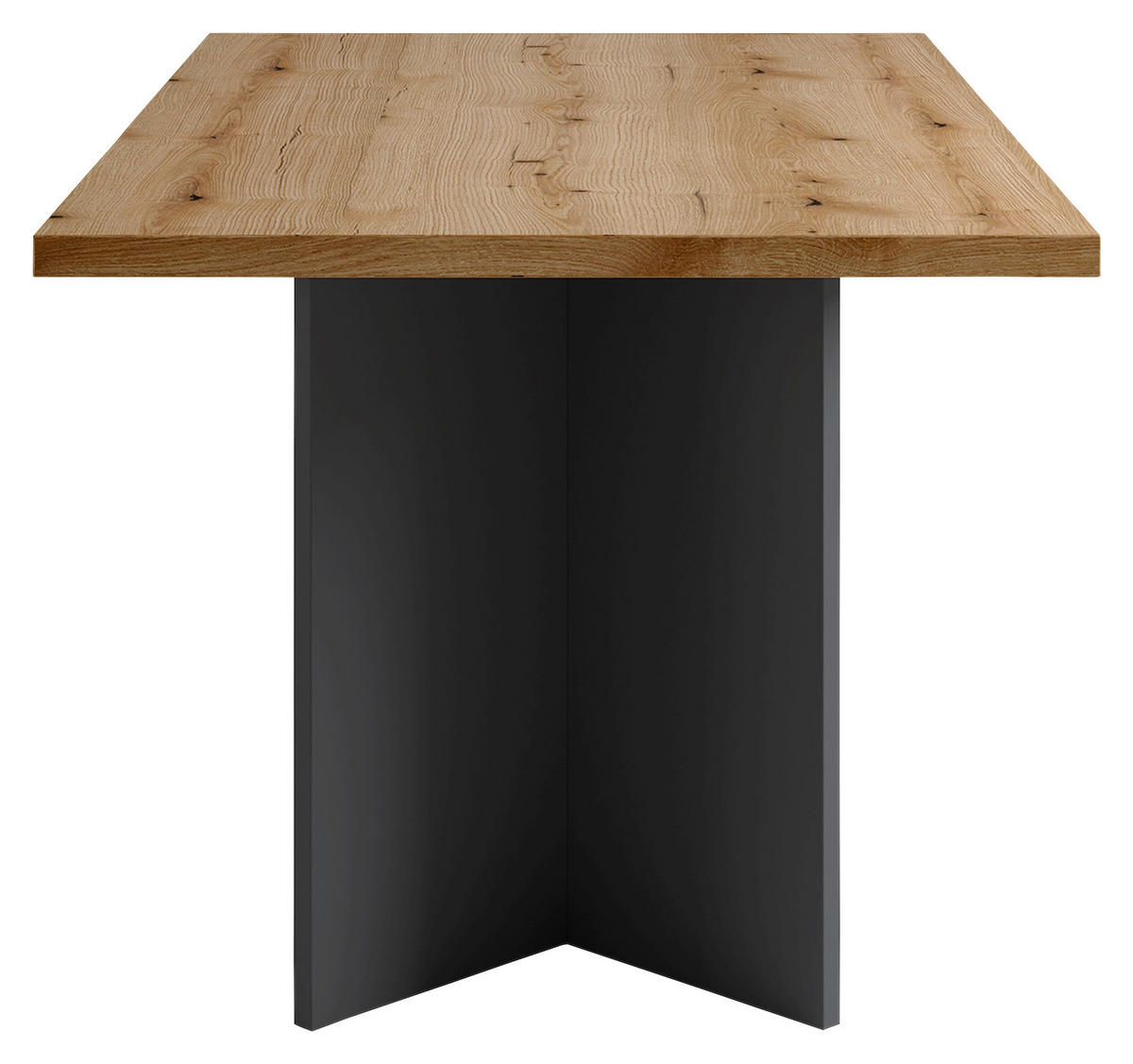 Tisch MARTEN Eiche anthrazit B/H/T: ca. 160x90x75,5 cm MARTEN - Eiche/anthrazit (160,00/90,00/75,50cm) - byLIVING