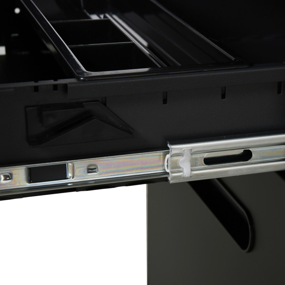 Aktenschrank 924-007BK schwarz B/H/T: ca. 39x59x48 cm 924-007BK - schwarz (39,00/59,00/48,00cm) - Vinsetto